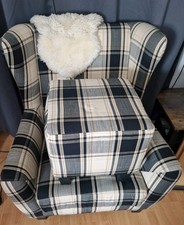 Ohrensessel mit Hocker von Notio Living Denmark