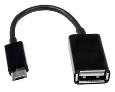 USB OTG Host Adapter Kabel Micro USB Stecker Typ B auf USB Buchse Typ A