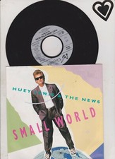 Huey Lewis & The News - Small World / Small World Part Two  Promo Info 89 
