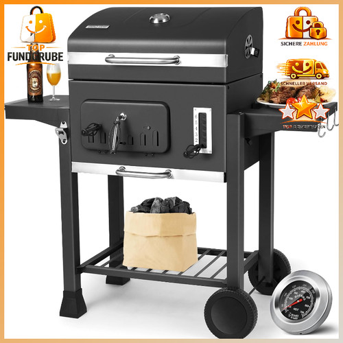 Holzkohlegrill xxl mit - mit, deckel