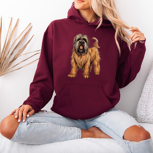 Briard dog animal damen hoodie - briard,