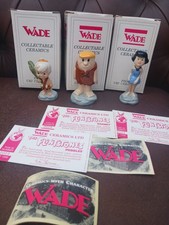 Wade Flintstones Figuren Sammlung Zertifikate Boxen Barney Rubble, Bam Bam