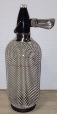 Soda Syphon mit Metallnetz