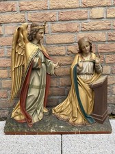 Große alte heiligenfigur - große,