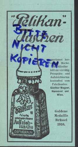 Hannover werbung 1911 - hannover,,