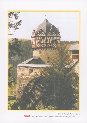 Schloss burgk saale - ak,