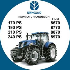 Werkstatthandbuch New Holland  Ford  8670 8770 8870 8970 Traktoren