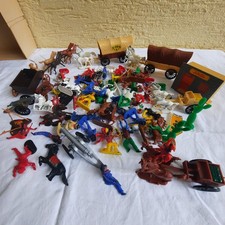 Jean Höffler?  Wildwest Cowboys  Indianer Figuren, Planwagen u. andere, Konvolut