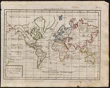 1823 - Weltkarte - Alte