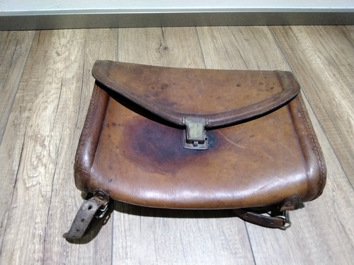 Antiker leder schulranzen - antiker,