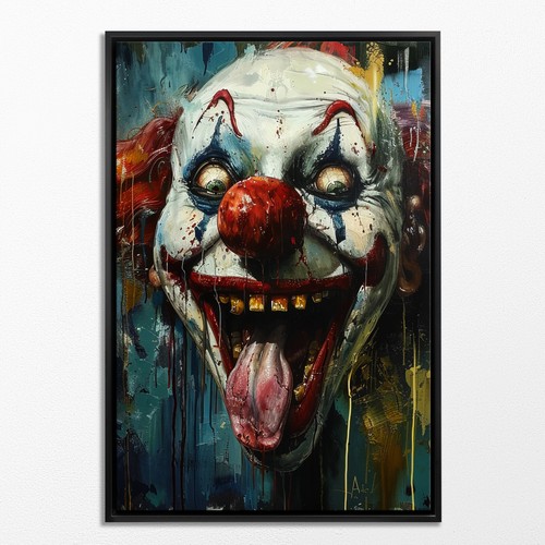 Gruseliger clown pop - gruseliger, art