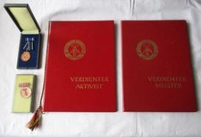 DDR Nachlass Urkunden & Orden