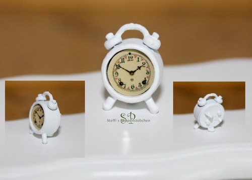 6260 wecker uhr weiß - weiß,