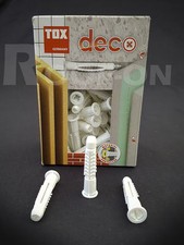 TOX Deco, 4AS-K - Allzweckdübel Universaldübel alle Baustoffe Schuppendübel weiß