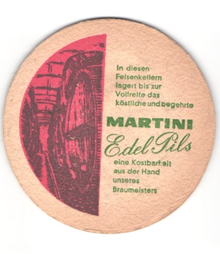 Bierdeckel martini bier - bierdeckel, martini-bier
