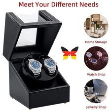 Für 1/2.Uhr Automatik Uhrenbeweger Beweger Uhrenbox Uhrenkasten Watch Winder Box