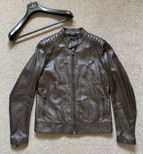 Belstaff racer lederjacke - racer,
