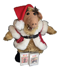 ALF Plüschfigur 1997 Weihnachten Alien Production 40cm + MC Kassetten 1+2 Kult
