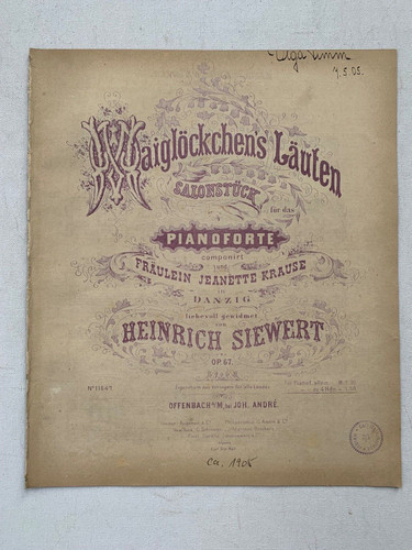 Noten siewert opus - noten., siewert.