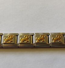 Italian Charm Sternzeichen Widder Gold - 9-mm Edelstahl - auch für Nomination