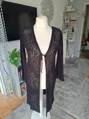 Lange strickjacke schwarz - lange,