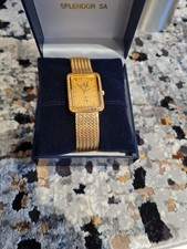 Original Eden Switzerland Armbanduhr Vintage ungetragen Schweizer Uhr