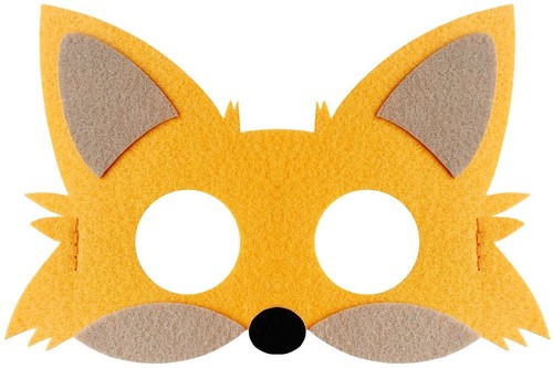Filz fox maske - fox, fuchs