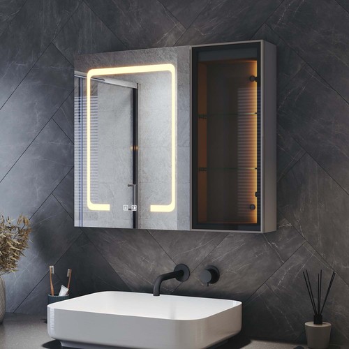 Spiegelschrank mit led - spiegelschrank,