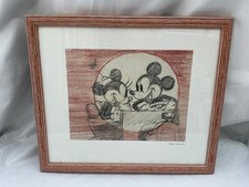 Gerahmter mickey rival - gerahmter,