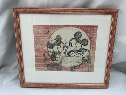 Gerahmter mickey rival - gerahmter,