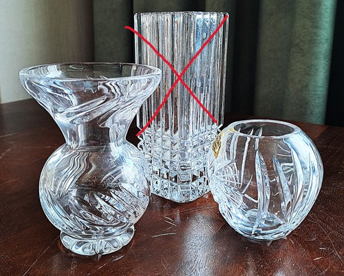 Kristallvase konvolut 2 - konvolut,