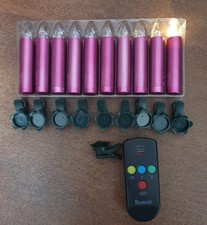 10 elektr. LED Kerzen