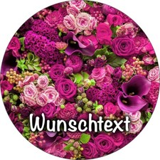 Blumen Tortenbild Aufleger