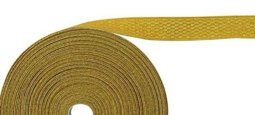 21mm litze tresse goldfarbig - -,