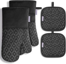 Ofenhandschuhe topflappen set - ofenhandschuhe,