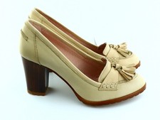Leder-Pumps  Gr. 38 Sand