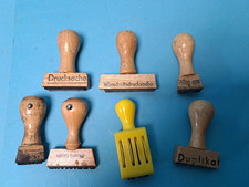ALTE  DDR STEMPEL  7 STÜCK