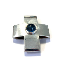 Joop Anhänger Kornflower Kreuz Kreuzanhänger  925 er Sterling Silber  Kornähre