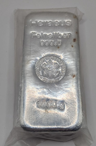 Kilo 999 silber heraeus - 1,