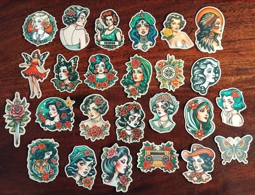 Retro tattoo style - "retro,