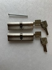 Ikon Schließzylinder, Doppelzylinder, Gleichschließend, 6 Schlüssel, Edelstahl