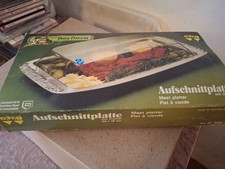 CHG Aufschnittplatte mit  Deckel 34 x 18 cm Edelstahl. -28-