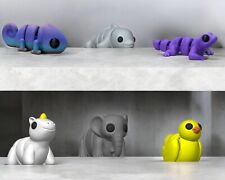 Minitiere Flexible Tiere Gelenkige Tiere 3D Gedrucktes Fidget Schlüsselanhänger