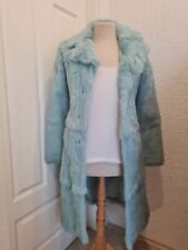 Diesel Mantel Kaninchenfell Echtfell Rarität Hellblau S