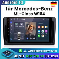 Für Mercedes Benz W164 GL320 ML350 X164 Autoradio Android 13.0 GPS Navi 6+128GB