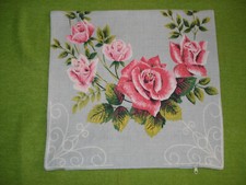 Kissenbezug Kissenhülle Sofakissen Dekokissen 40 x 37cm aus Leinen