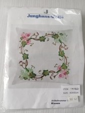 Stickkissen Stickpackung Vintage OVP DIY Efeu,Beeren 40x40cm