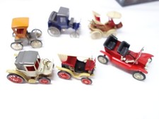 6 schöne antike Automodelle -