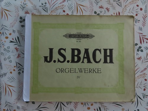Orgel noten gebraucht johann - noten,