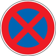 Schild verkehrszeichen - schild,